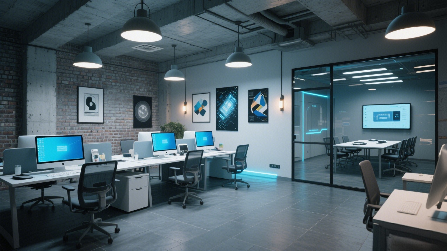 從毛坯到科技感LOFT:一個(gè)創(chuàng)業(yè)公司的裝修實(shí)錄