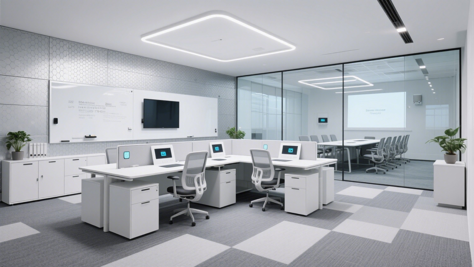 科技感辦公室,硬核設計